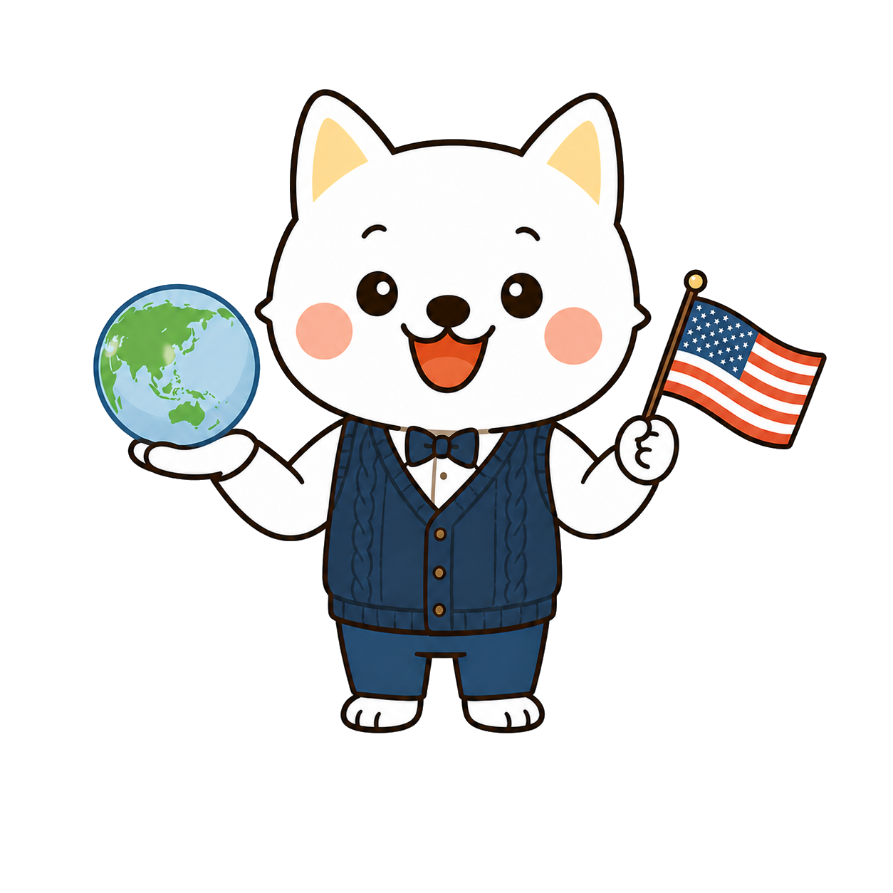 全世界株式と米国株式を比べるいぬ先生