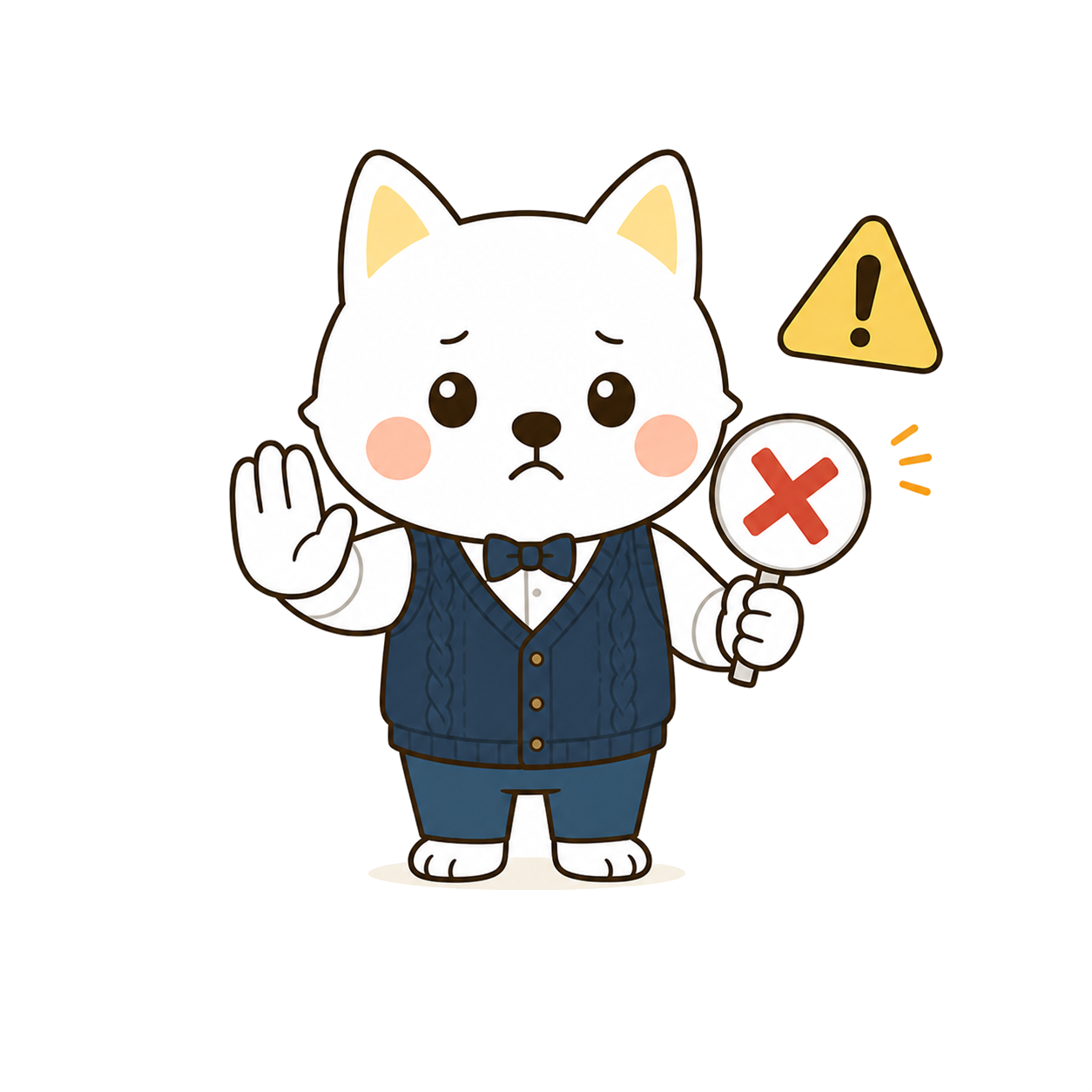 怪しい投資話に注意を促すいぬ先生