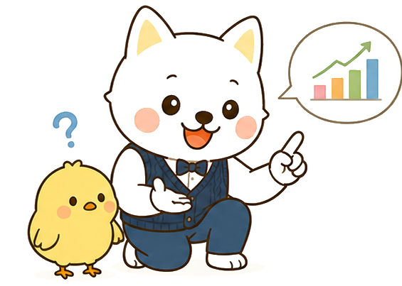ひよこと学ぶいぬ先生